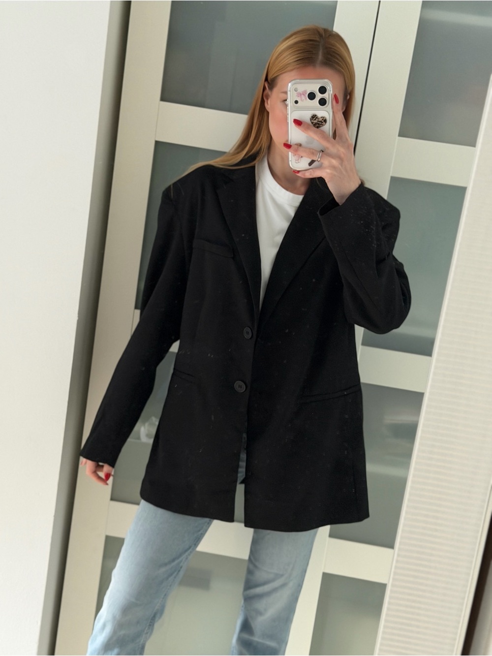 H&M Classic Black Women's Blazer Jacket